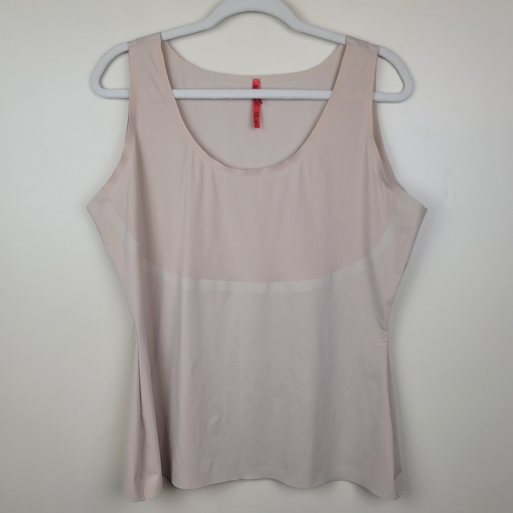 Spanx Tan Light Support Tank Top Size 2X